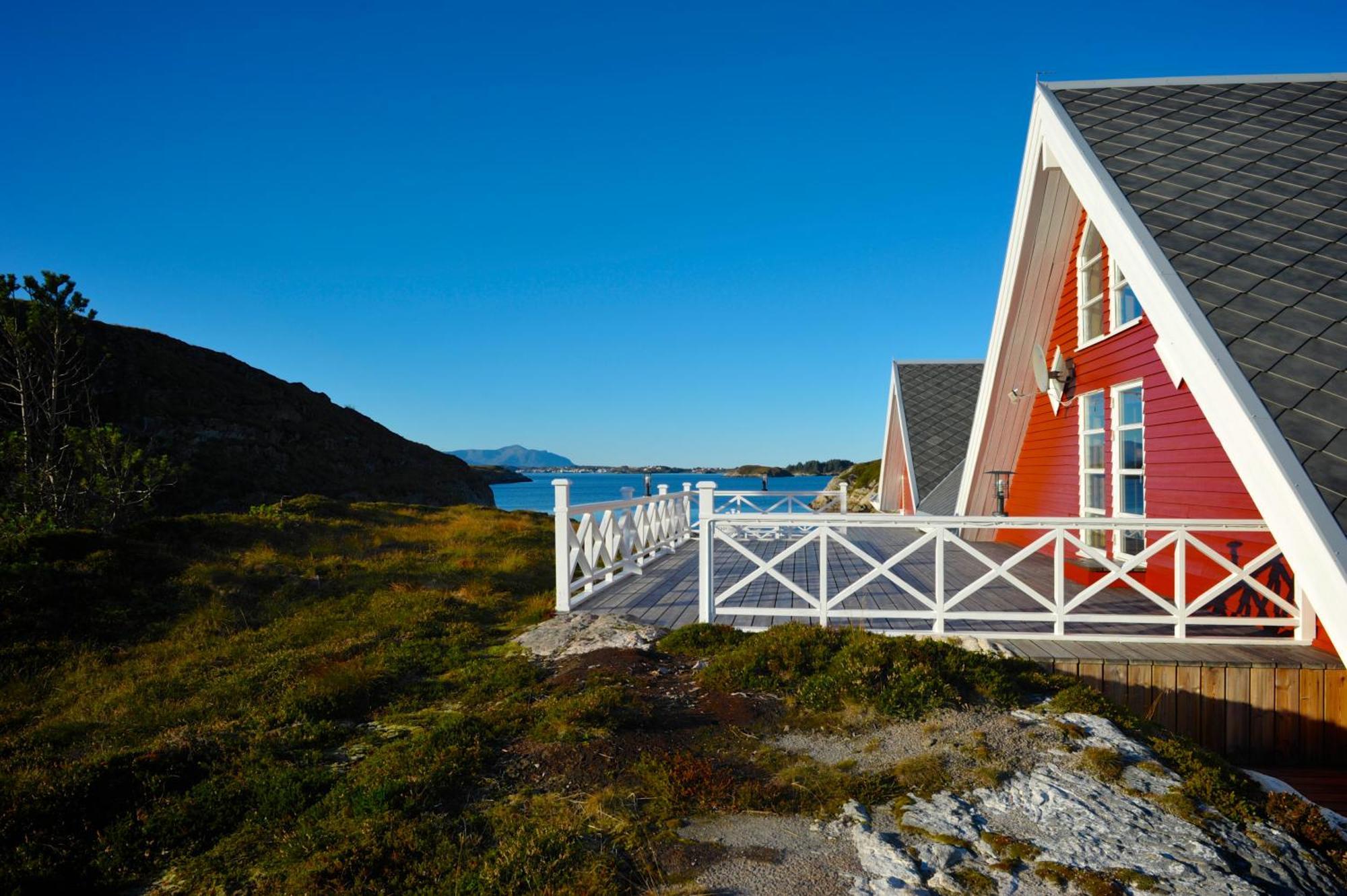 Ferienwohnung Atlantic Road Seaside Housing Litlrossoya Exterior foto